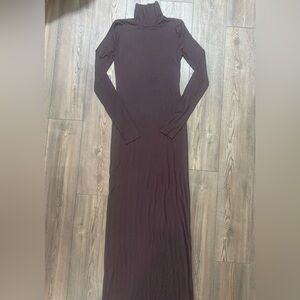 chinese dress ladies Long Sleeve Turtleneck Maxi main image 0